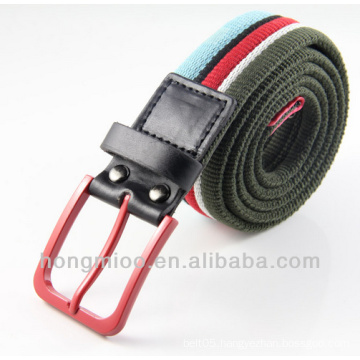 2014 new design leisure fabric woven belt for woman